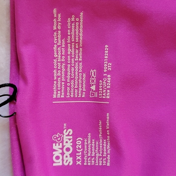 NWT Ladies Swimsuit Bottom XXL(20) LOVE&SPORTS (Multicolor) Never Worn or Tried - Picture 11 of 12